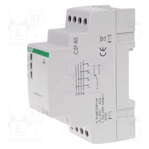F&R Phasenausfall- und Asymmetrierelais 10A 1P 4 Sek. 55 V CZF-BS (CZF-BS)