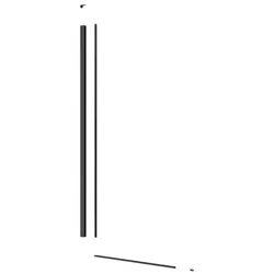 SAT Set für Walk-In 100cm SAT Schwarz SATWISPROFILC