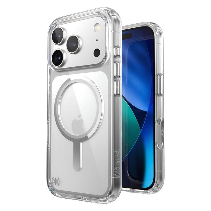 speck Presidio Perfect Clear + MS Apple iPhone 17 Pro Clear - with Microban (Apple iPhone 17 Pro) (150972-3240)