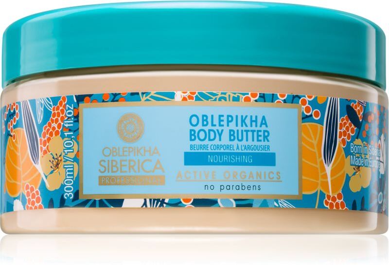 Natura Siberica Oblepikha (Sea-Buckthorn) nährende Body-Butter 300 ml