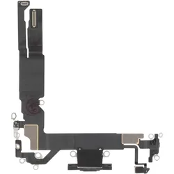 Clappio USB-C Ladeanschluss mit Mikro iPhone 17 (Modul, Apple iPhone 17), Mobilgerät Ersatzteile, Schwarz