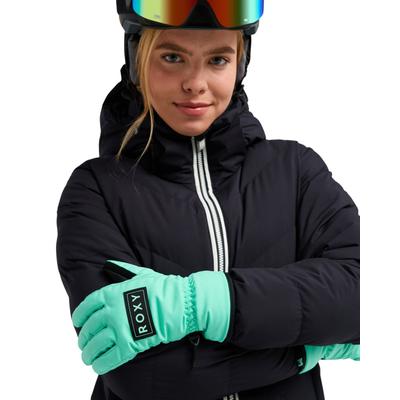Snowboardhandschuhe ROXY "Freshfield", Damen, Gr. L, grün (opal), Obermaterial: 50% Polyester, 50% Polyurethan., Handschuhe