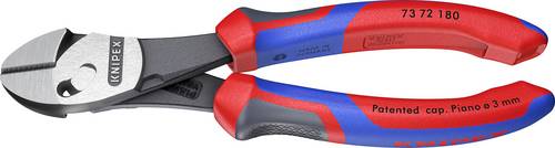 Knipex TwinForce 73 72 180 Werkstatt Kraft-Seitenschneider mit Facette 180mm