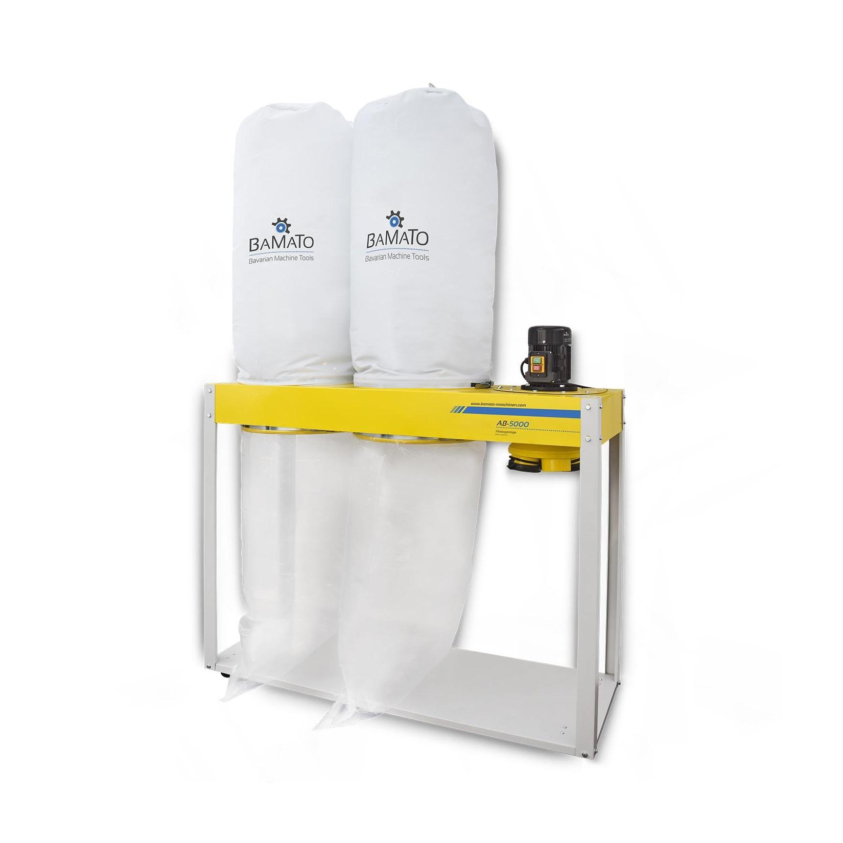 BAMATO Absauganlage AB-5000 mit 4-fach Verteiler (400V)
