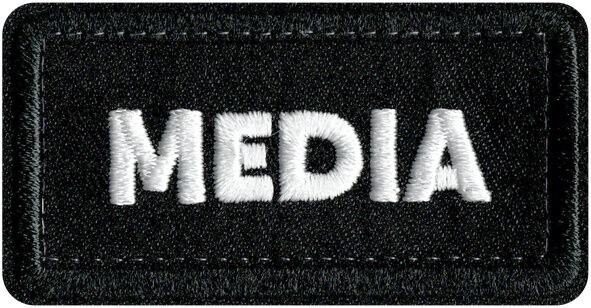 CRDBAG Patches Media 3 Pcs nero