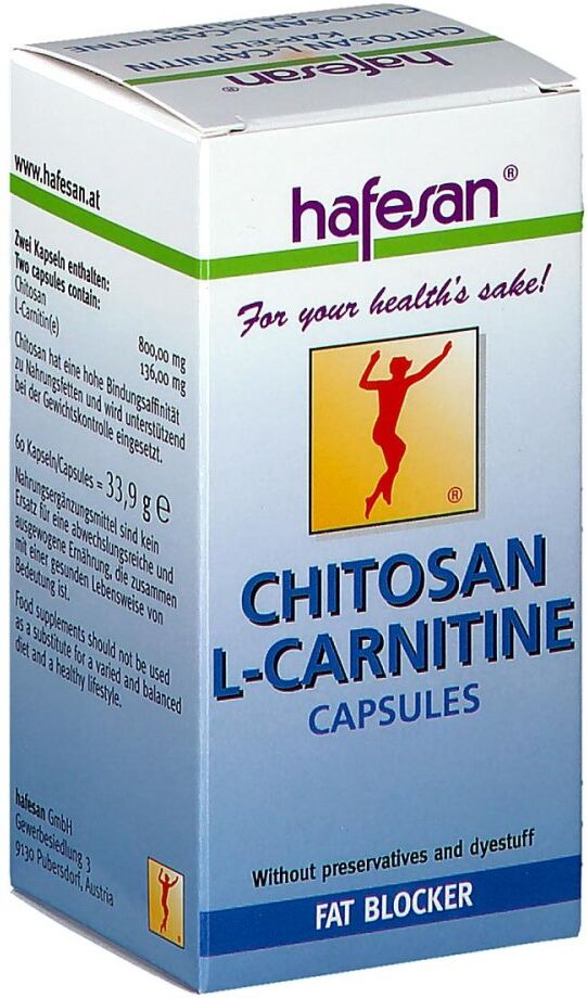 Hafesan Chitosan + L Carnitin Kapseln 60stk