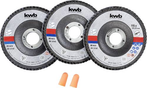 Kwb 712061 Schleifset 115mm 3St.