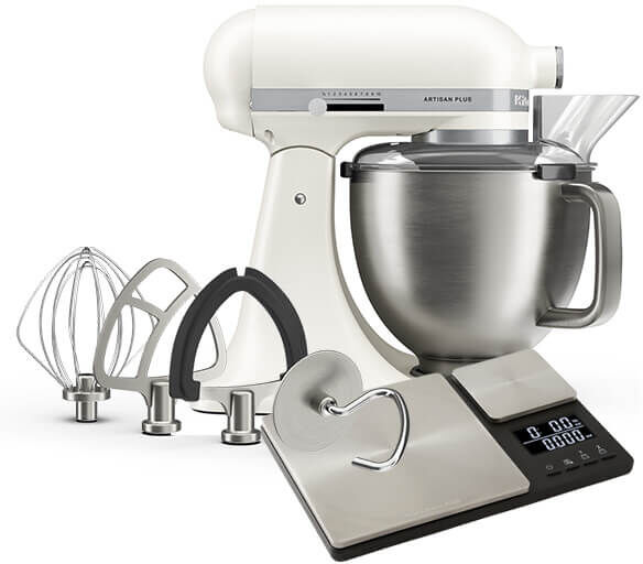 KitchenAid Artisan Plus Porcelain White 4.7L Tilt Head Stand Mixer With FREE Gift