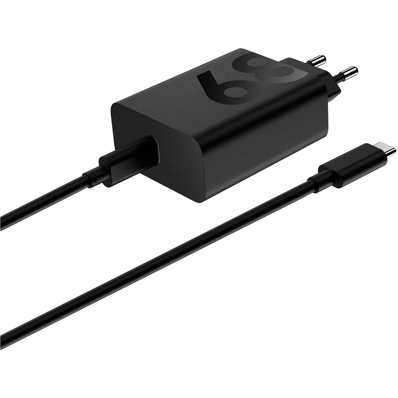 Motorola TurboPower Wall Charger 68W USB-C, 1m C-C cable, Black - Ladegerät