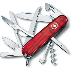Victorinox Huntsman Taschenmesser - STK - Rot Transparent