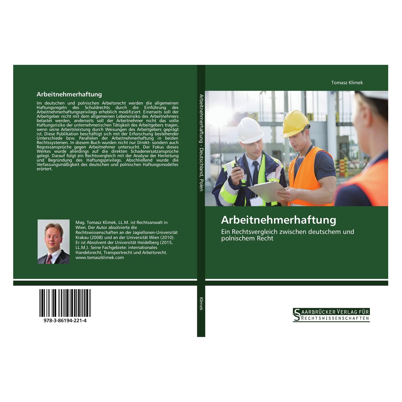 SVR Arbeitnehmerhaftung (Deutsch, Softcover, Tomasz Klimek) (55604209)