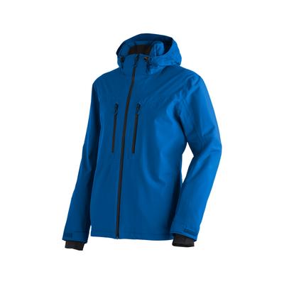 Skijacke MAIER SPORTS "Golte", Herren, Gr. 64, blau (saphirblau), 100% Polyester, Jacken Skijacke, Herren Winterjacke wasserdicht, mit RV-Taschen und Kapuze