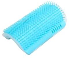 Uplift Treasures Cat Scratcher Grooming Massager Brush light Blue