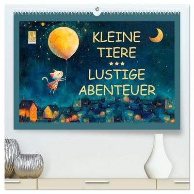 Kleine Tiere - Lustige Abenteuer (hochwertiger Premium Wandkalender 2027 DIN A2 quer), Kunstdruck in Hochglanz