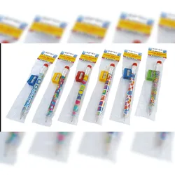 Jumbo Bleistift 1 Stück Zufallsdesign – Extra Dicke Mine, Ergonomisch, zum Skizzieren und Zeichnen