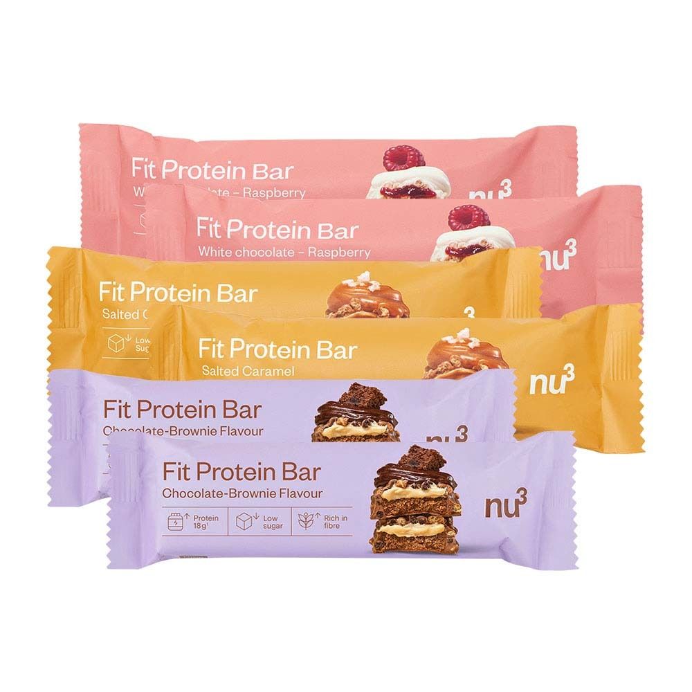 nu3 Fit Protein Bar, Mix 6x55 g Set