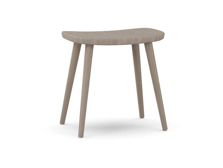Stolab Palle Hocker Eiche Weißöl