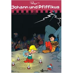 Johann & Pfiffikus Sammelband 05. Magie und fremde Länder, Comics + Manga von Peyo