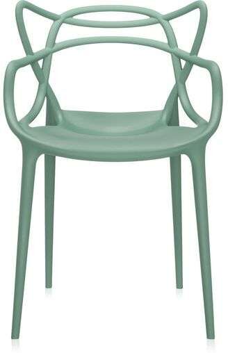 Kartell Masters Stuhl 4er Set (salbeigrün) salbeigrün