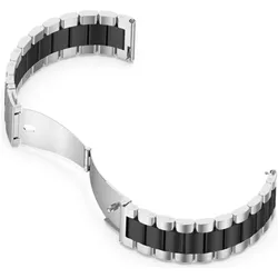König Design Sport Ersatz Armband für Huawei Watch GT 3 42mm Edelstahl Band Loop Ersatz Neu (Edelstahl), Uhrenarmband, Silber
