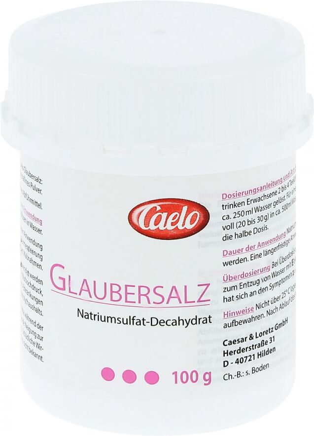 Glaubersalz Caelo Hv-packung 100g