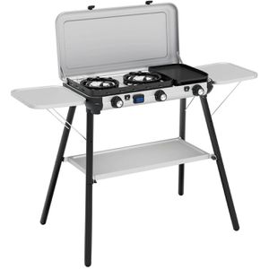 Campingaz Gaskocher Camping Kitchen 2 Multi-Cook Plus R, 3 flammig, mit Piezozündung & Grillplatte, für Gasflasche