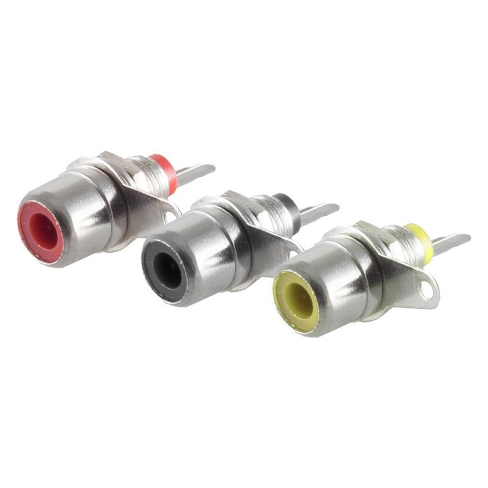 Shiverpeaks BS52090-SET Drahtverbinder RCA Edelstahl (Cinch Kabel) (BS52090-SET)