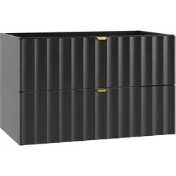 WASCHTISCHUNTERSCHRANK 80cm Lexa Schwarz