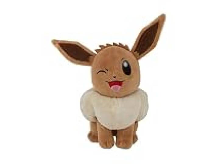 Pokémon Peluche Évoli Peluche Douce de 20 cm avec des détails Authentiques