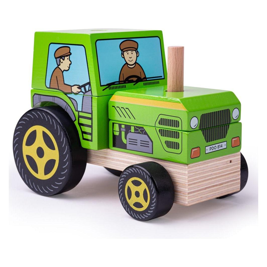 Bigjigs Stacking Traktor (BB125)