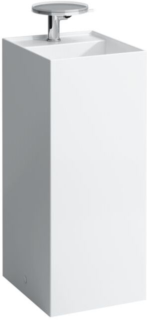 LAUFEN Kartell Waschtisch 8113314001111, weiß LCC, 37,5x43,5x90 cm, freistehend, 1 Hahnloch