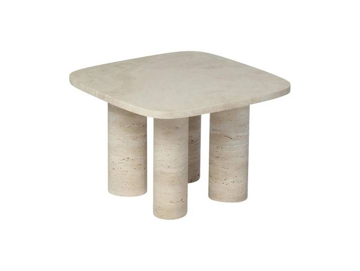 blomus Volos Beistelltisch S 52x52 cm Travertine