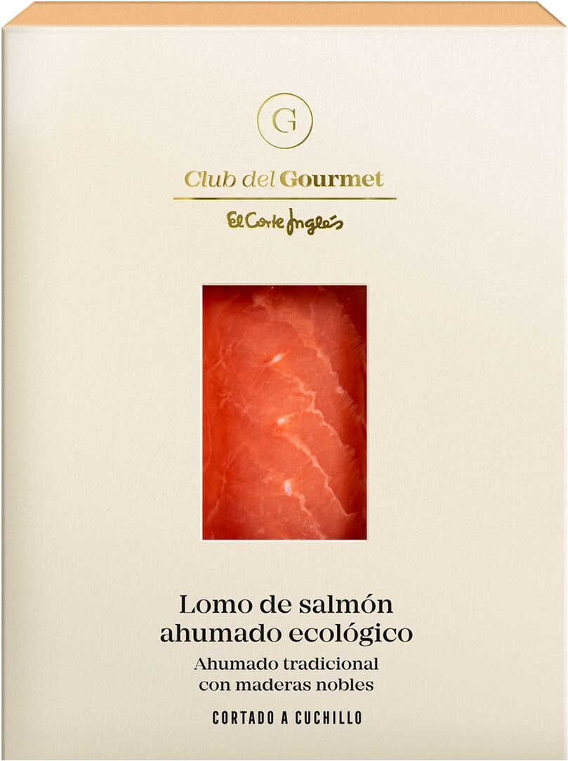 Club del Gourmet Lomo de salmón ecológico ahumado .