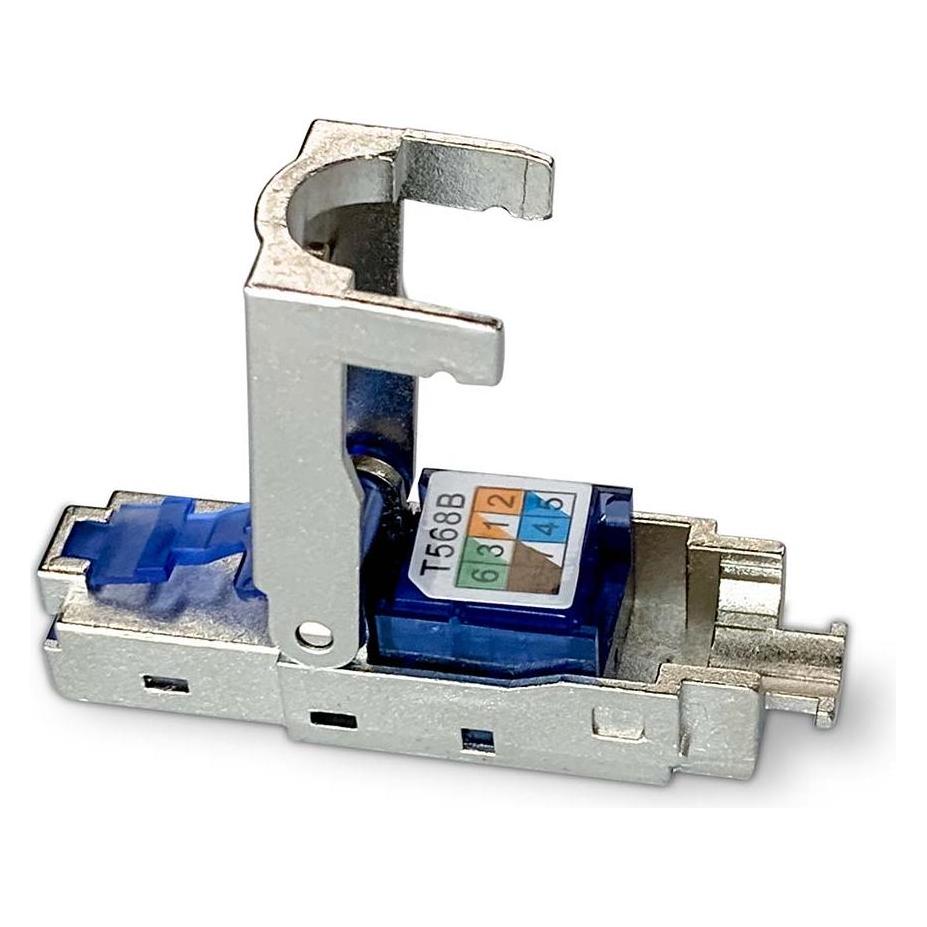 Nedis RJ45-Stecker | Stecker | CAT6 / CAT6a | Gerade | Vergoldet | 2 Stück | Metall | Metall | Box (F/UTP, S/FTP, U/UTP, CAT6a) (CCGB89410ME)