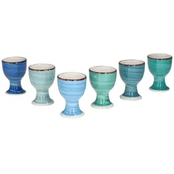 6er Set Eierbecher Blue - 24327040
