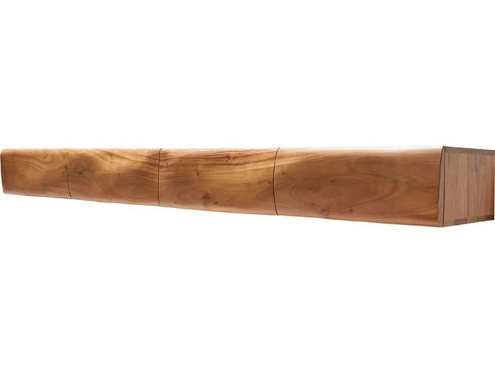 DELIFE Lowboard New, Live-Edge Akazie Natur 175 cm 4 Türen schwebend Lowboard