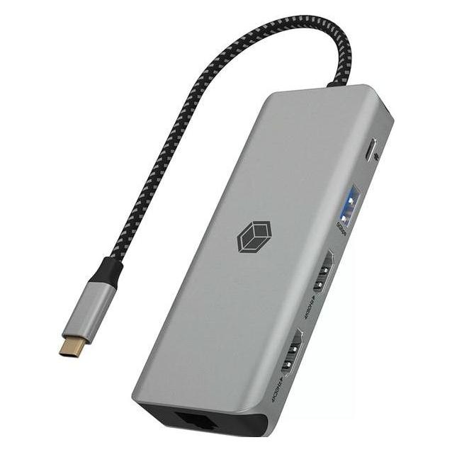 Icy Box IB-DK4012-CPD (USB-C, 9 Ports) (IB-DK4012-CPD)