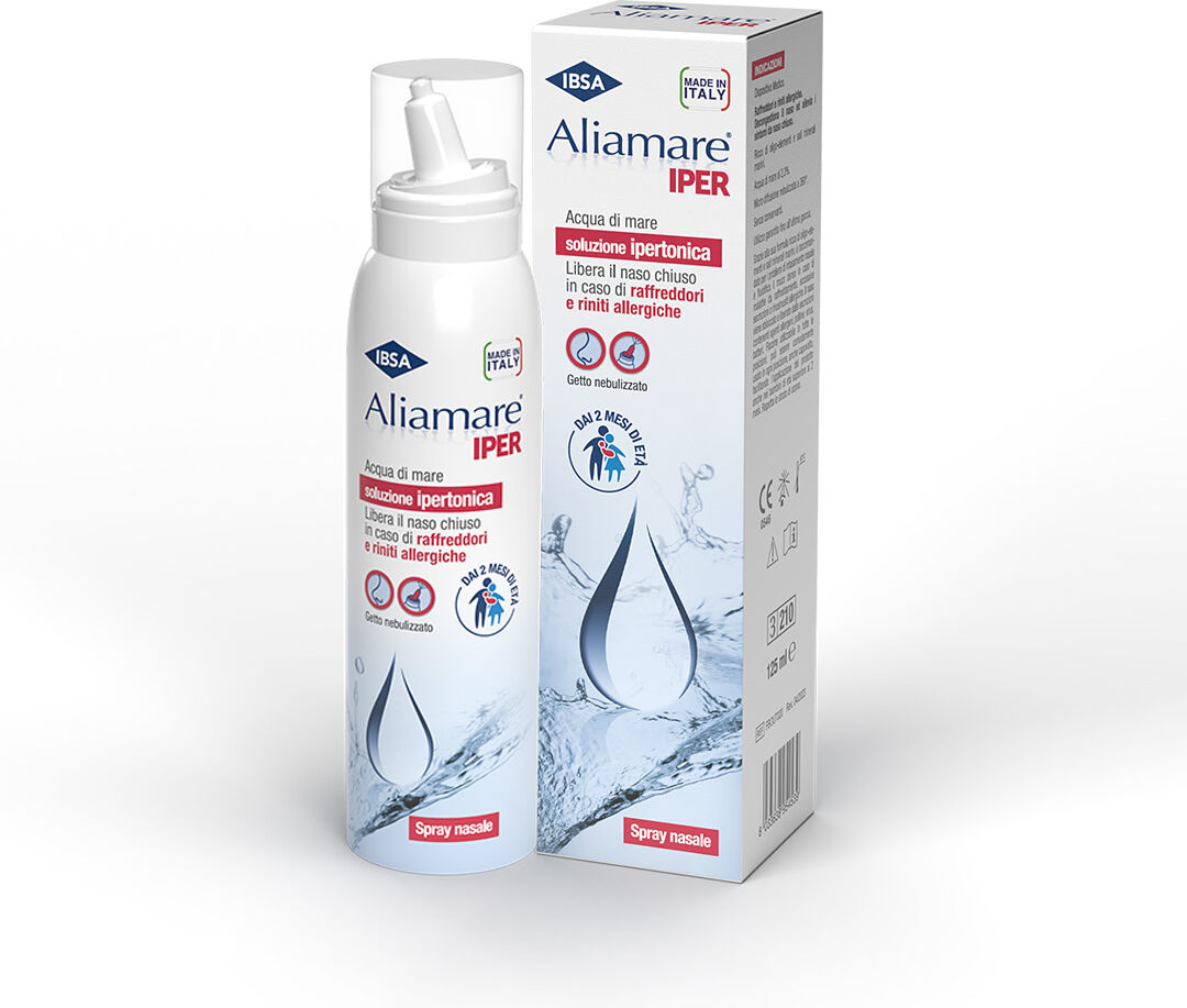 Aliamare Iper Spray Acqua di Mare Ipertonica 125 ml