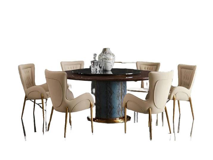 Xlmoebel Esszimmerstuhl Luxuriöser Lederstuhl mit elegantem Design und hohem Komfort (Einzeln), Hergestellt in Europa