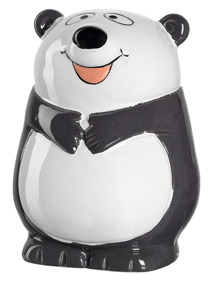 LEONARDO Spardose "Panda" in Schwarz/ Weiß - (H)12 x Ø 9 cm - onesize