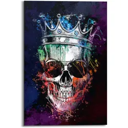 Bild SKULL CROWN (BHT 60x90x2 cm) - bunt - BHT 60x90x2 cm