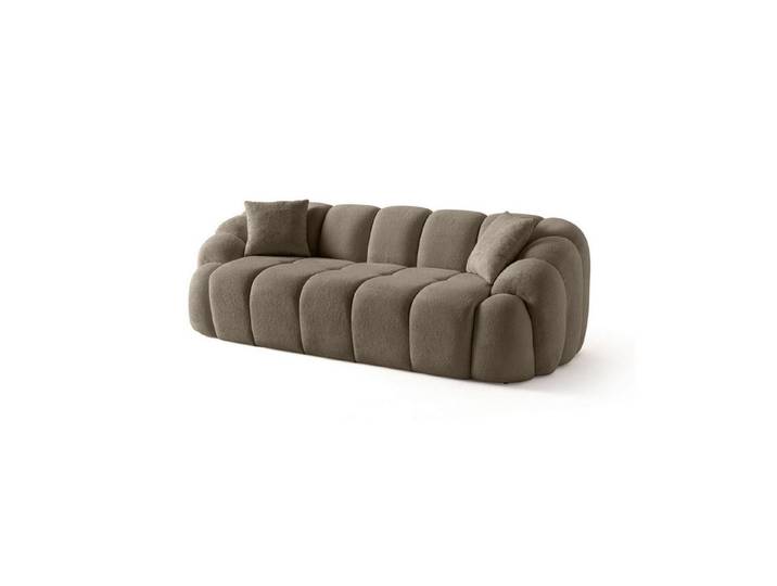 Skye Decor Sofa Octavio, 1 Teile, Octavio 3-Sitzer Sofa in Braun, pflegeleichter Bezug