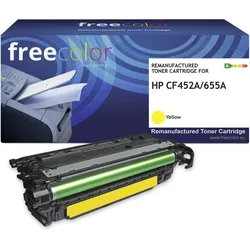 Freecolor, Toner, M652Y-FRC Toner einzeln ersetzt HP CF452A Gelb 10500 Seiten Kompatibel Toner (Y)