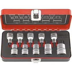 FORMAT Schraubendrehereinsatz Set 1/2" 4-19mm sechskant