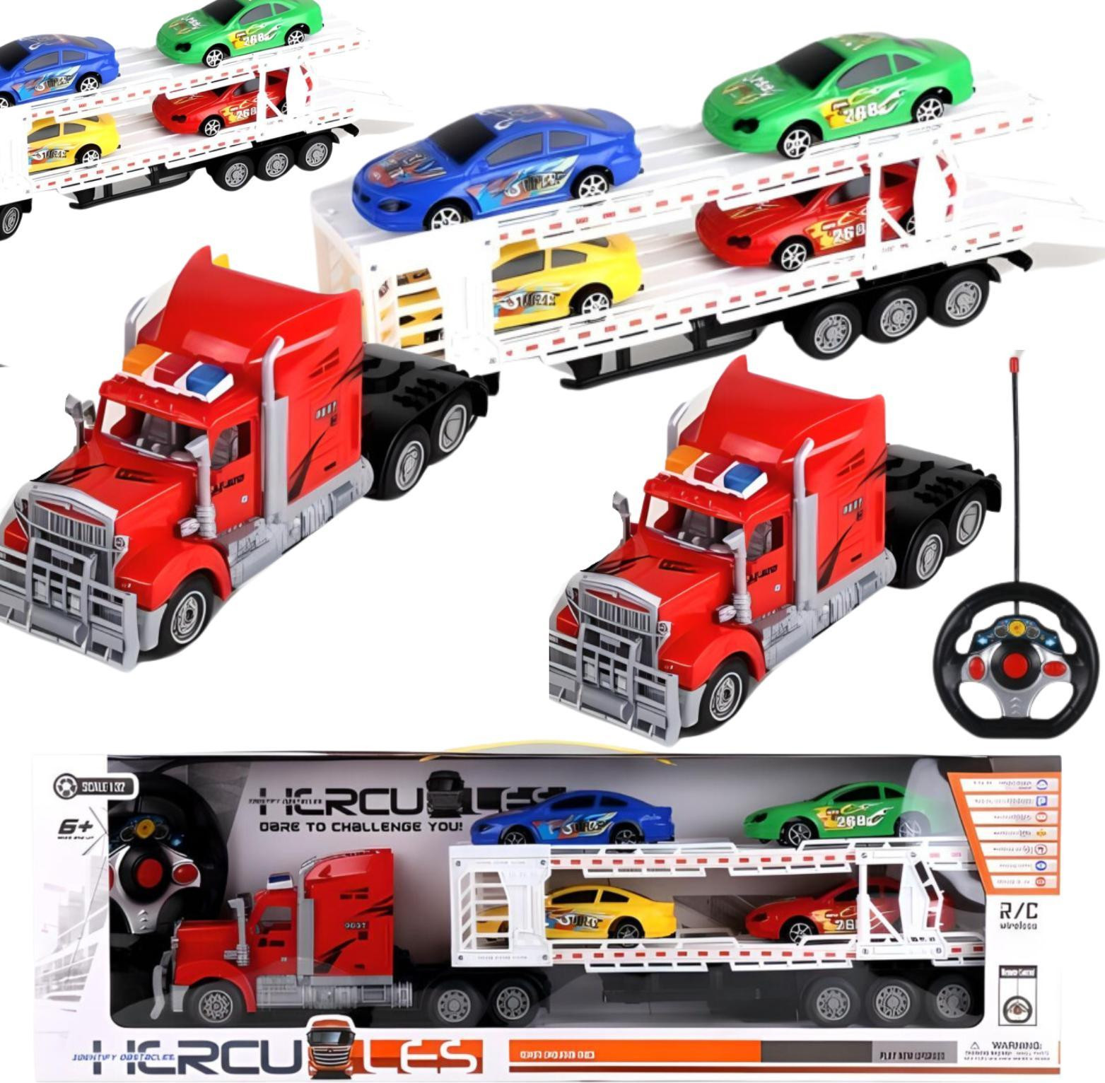 MAKSIK IMPORT Sleepwagen autotransporter met afstandsbediening en stuur