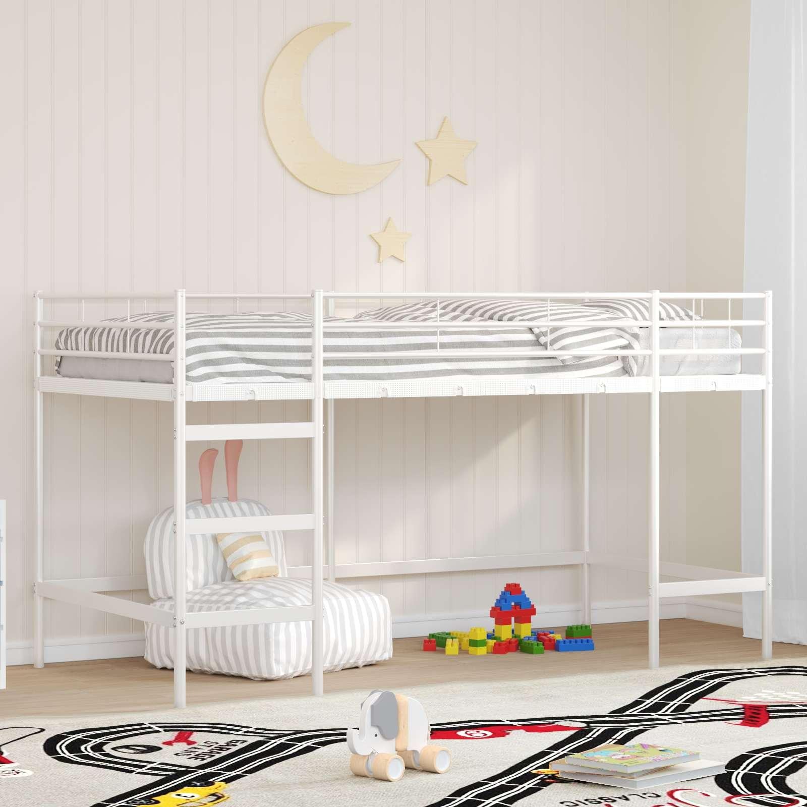 Prolenta Kinderbed met hemelbed, metaal, 100 x 200 cm