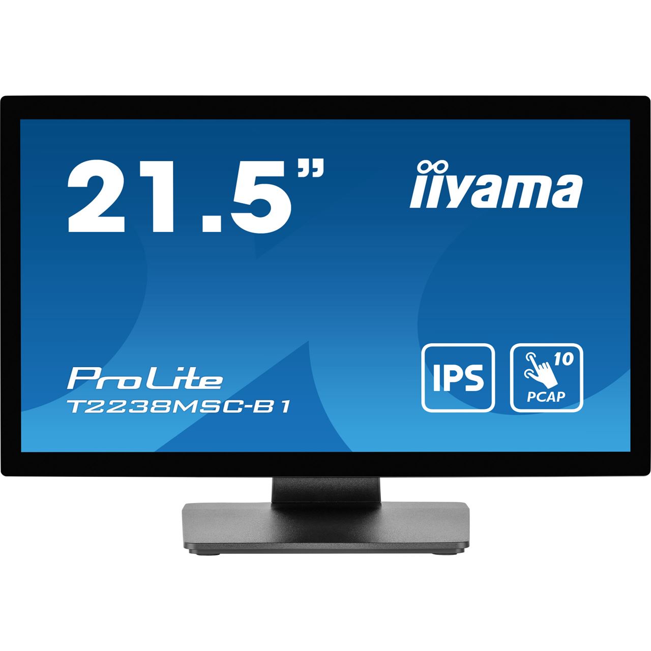 21,5" (54,61cm) iiyama ProLite T2238MSC-B1 schwarz 1920x1080 1xDisplayPort / 1xHDMI