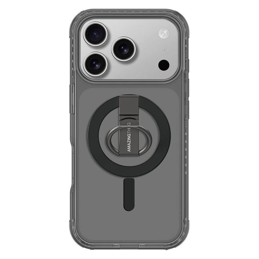 Amazingthing Titan Pro Grip Ring Set Hülle für iPhone 17 Pro Max, kompatibel mit MagSafe, Schwarz (Apple iPhone 17 Pro Max) (1710923912)