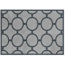 Webteppich   ¦ grau ¦ Synthetische Fasern ¦ Maße (cm): B: 160