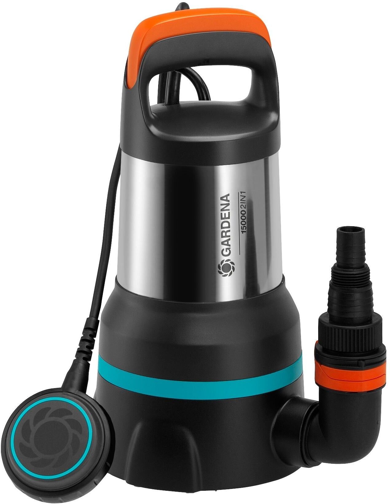 Schmutzwasserpumpe GARDENA "Gardena Schmutzwasserpumpe 15000", schwarz, Pumpen, Schmutzwasserpumpe schwarz Einheitsgröße